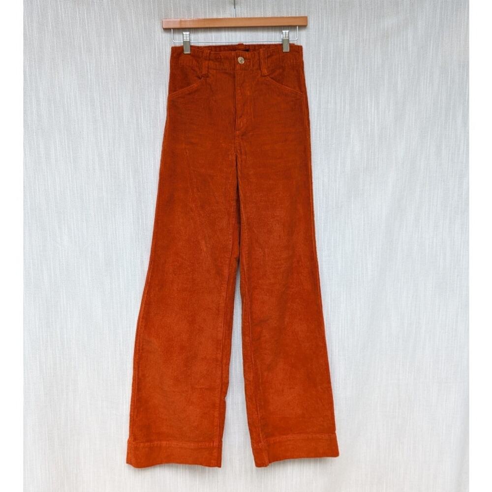 NWOT Favorite Daughter The Mischa Sedona Corduroy High-Rise Wide-Leg Pant, sz 24 - Picture 2 of 11